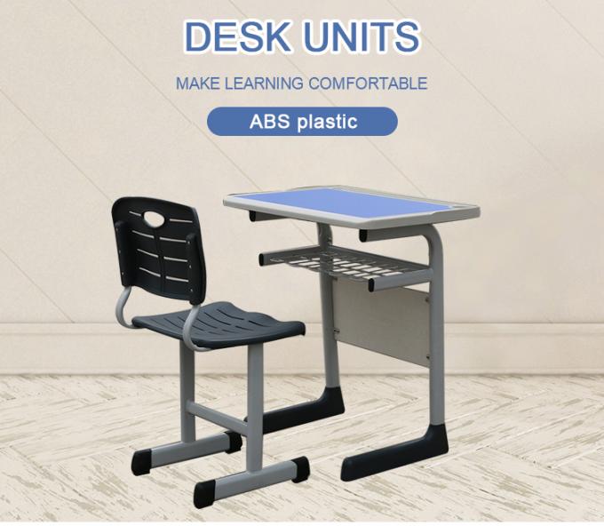 Adjustable Classroom Chairs Kid School Steel Furniture Desk School Table (7)