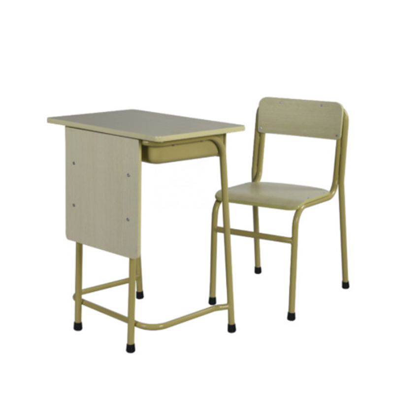 Steel School Furniture For Classroom Student Study Table Metal Desk And Chair Child Reading Table (1)